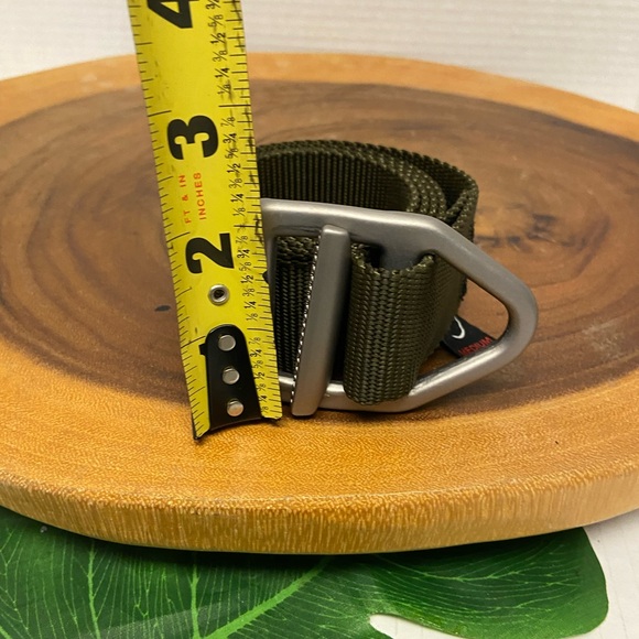 Bison Designs Last Chance Heavy Duty Olive Belt Sz:M - Picture 4 of 11